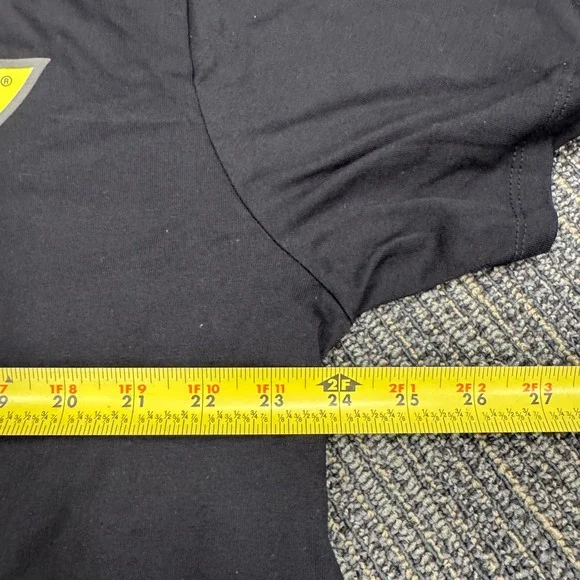 GUESS Mens Black Logo‎ Graphic T Shirt XL S/S Crew Neck Cotton Blend Casual Tee - Picture 5 of 8